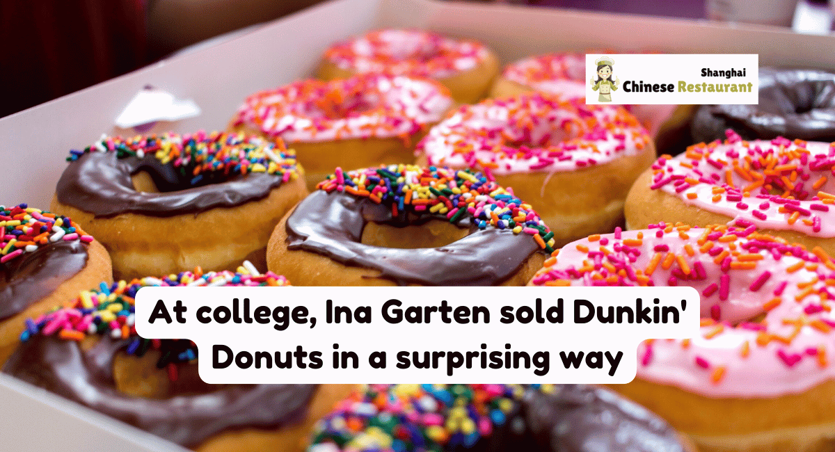 At college, Ina Garten sold Dunkin' Donuts in a surprising way