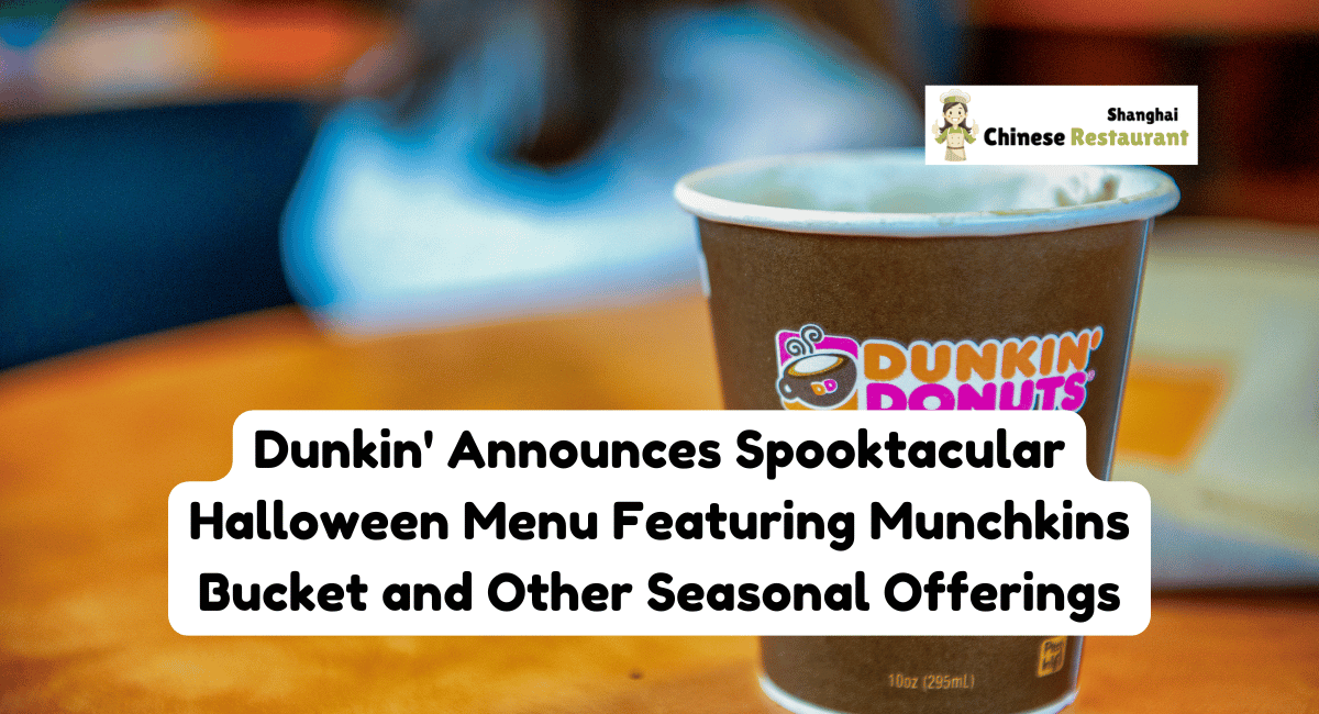 Dunkin' Announces Spooktacular Halloween Menu Featuring Munchkins Bucket and Other Seasonal Offerings