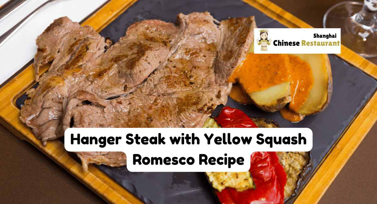 Hanger Steak with Yellow Squash Romesco Recipe