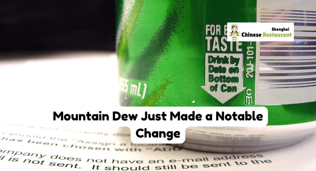 Mountain Dew Just Made a Notable Change