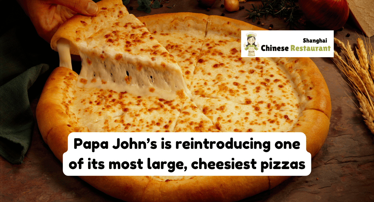 Papa John's is reintroducing one of its most large, cheesiest pizzas