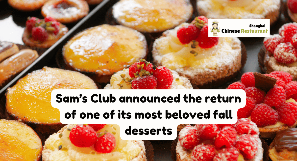 Sam's Club announced the return of one of its most beloved fall desserts